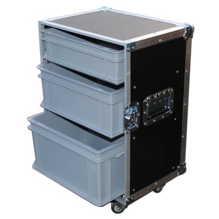 Custom Small 3 Drawer Production Flight Case